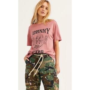 Daydreamer x Free People Johnny Cash Tee Short Sleeve Boots S